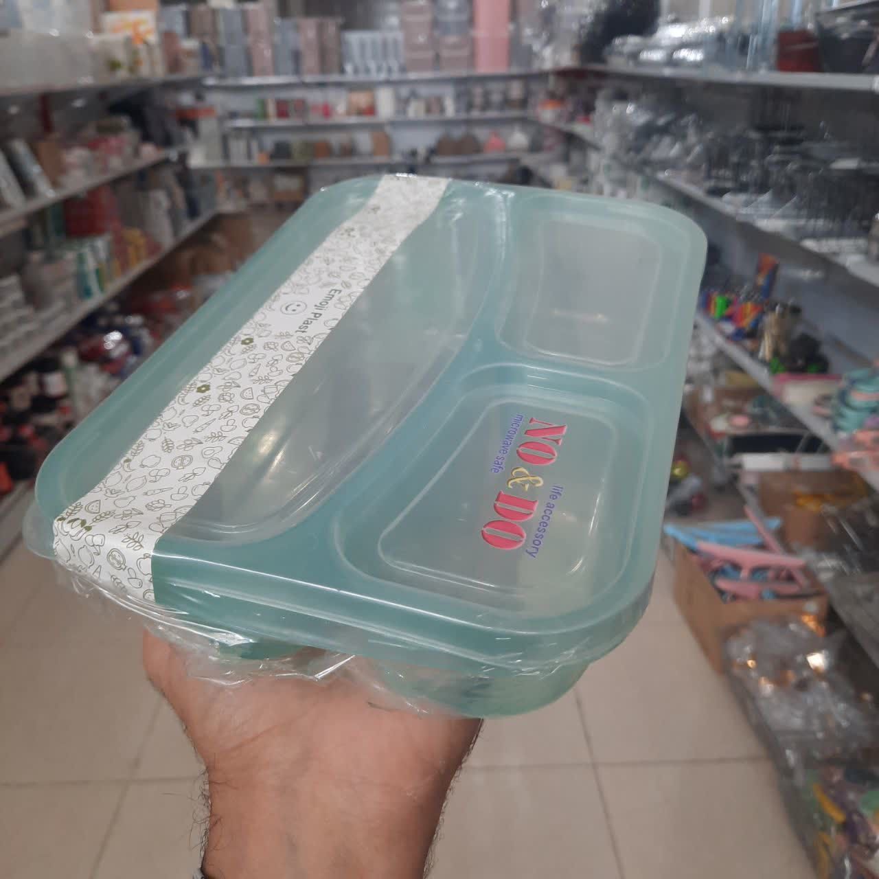 ظرف غذا ماکروفری ۳ خانه هزار