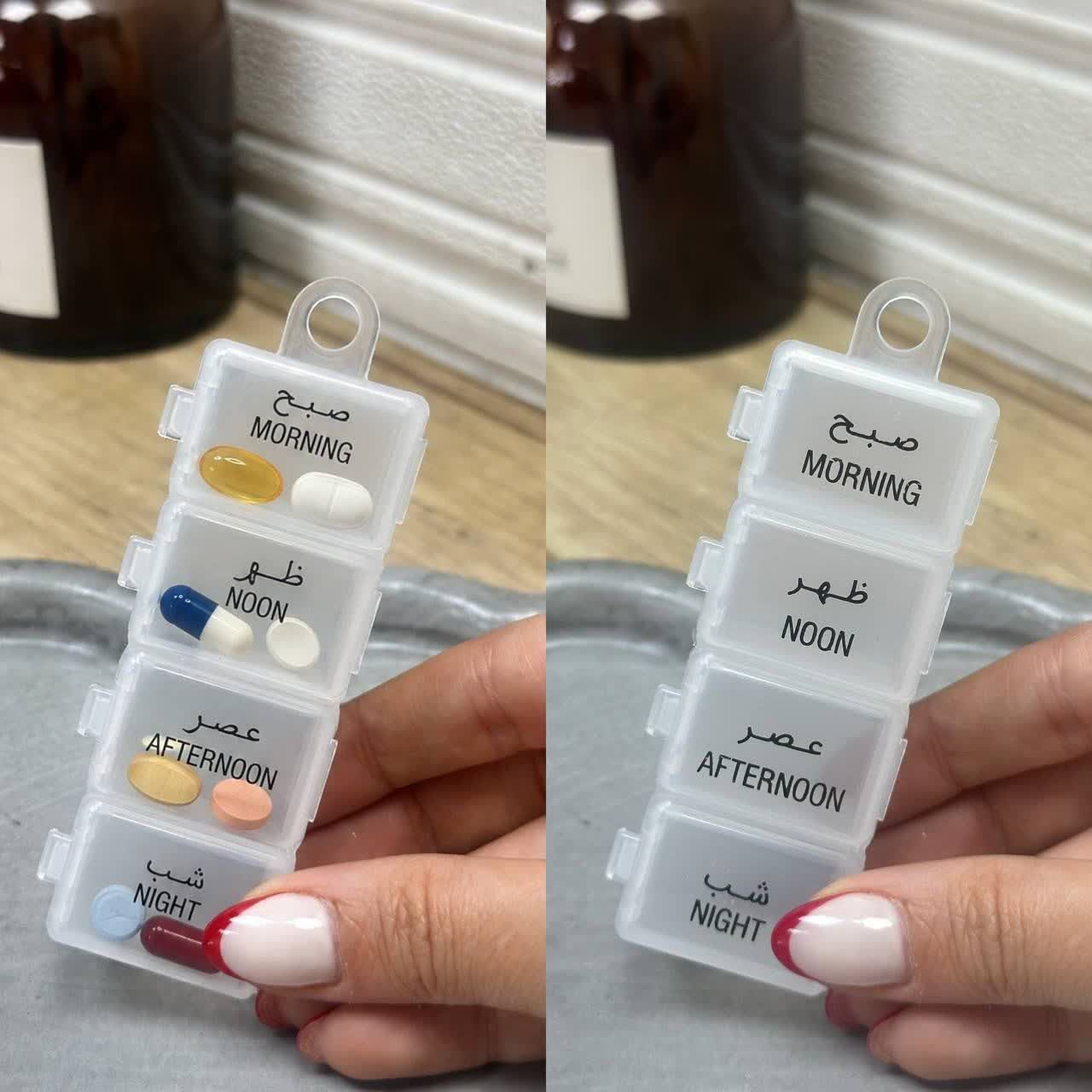 جا قرصی ۴ خانه روزانه